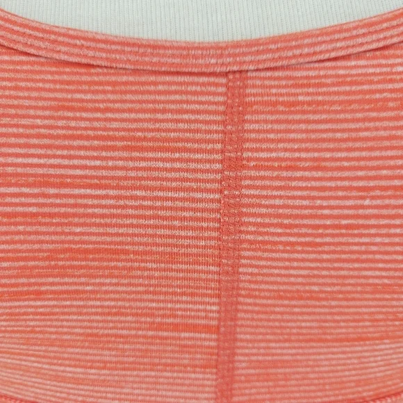 Marmot Athletic Fit Flare Tennis Dress Orange Stripe Crossback Built N Bra Small - Picture 3 of 8